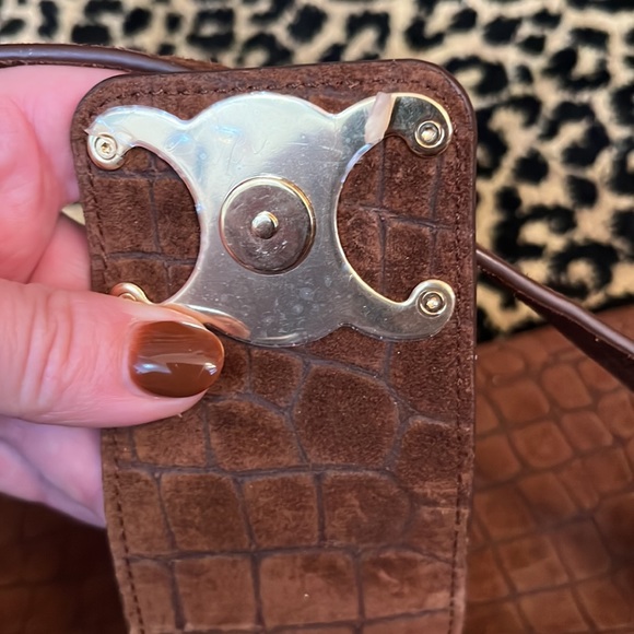 Celine limited edition runway bag. Brown suede. Comes with box, papers and chain - Picture 5 of 12